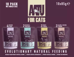 AATU Mixed Variety Adult Cat Wet Food 6 AATU Mixed Variety Adult Cat Wet Food -Petties Zone aatu for cats mixed case aksa.jpg