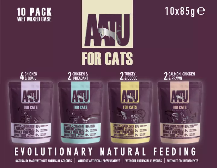 AATU Mixed Variety Adult Cat Wet Food 3 AATU Mixed Variety Adult Cat Wet Food - Image 3
