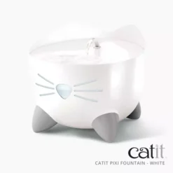 Catit PIXI Water Fountain White -Petties Zone catit pixi water fountain white s6tp.jpg