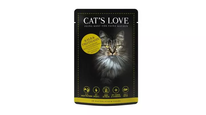 Cat's Love Adult Cat Wet Food Veal & Turkey 1 Cat's Love Adult Cat Wet Food Veal & Turkey