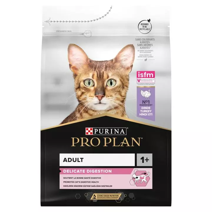PRO PLAN Delicate Digestion Adult Turkey Cat Food 1 PRO PLAN Delicate Digestion Adult Turkey Cat Food