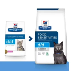 Hills Hill's Prescription Diet D/d Food Sensitivities Cat Food 12 Hills Hill's Prescription Diet D/d Food Sensitivities Cat Food -Petties Zone hills prescription dd diets blvj.jpg