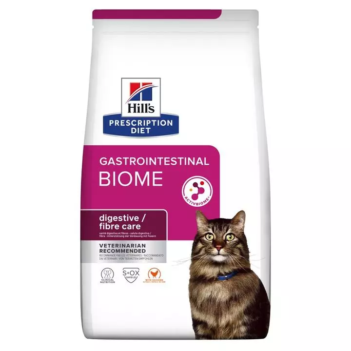 Hills Hill's Prescription Diet Gastrointestinal Biome Dry Cat Food With Chicken 2 Hills Hill's Prescription Diet Gastrointestinal Biome Dry Cat Food With Chicken - Image 2