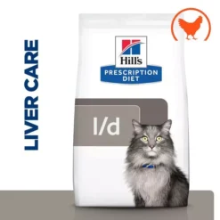 Hills Hill's Prescription Diet L/d Liver Care Chicken Dry Cat Food