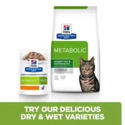 Hills Hill's Prescription Diet Metabolic Weight Management Chicken Cat Food 14 Hills Hill's Prescription Diet Metabolic Weight Management Chicken Cat Food -Petties Zone hills prescription metabolic advanced weight x3x2.jpg