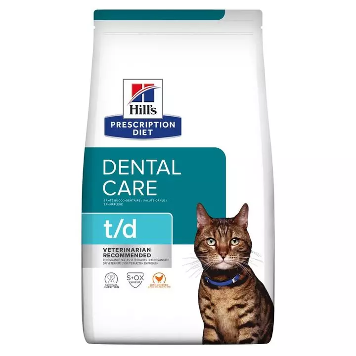 Hills Hill's Prescription Diet T/d Dental Care Cat Food 2 Hills Hill's Prescription Diet T/d Dental Care Cat Food - Image 2