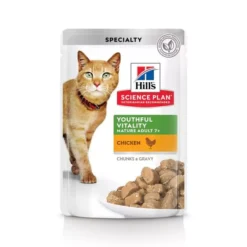 Hills Hill's Science Plan Adult 7+ Senior Vitality Wet Cat Food Multipack Chicken & Salmon -Petties Zone hills science plan adult 7 senior vitality wet cat food multipack chicken salmon huxn.jpg