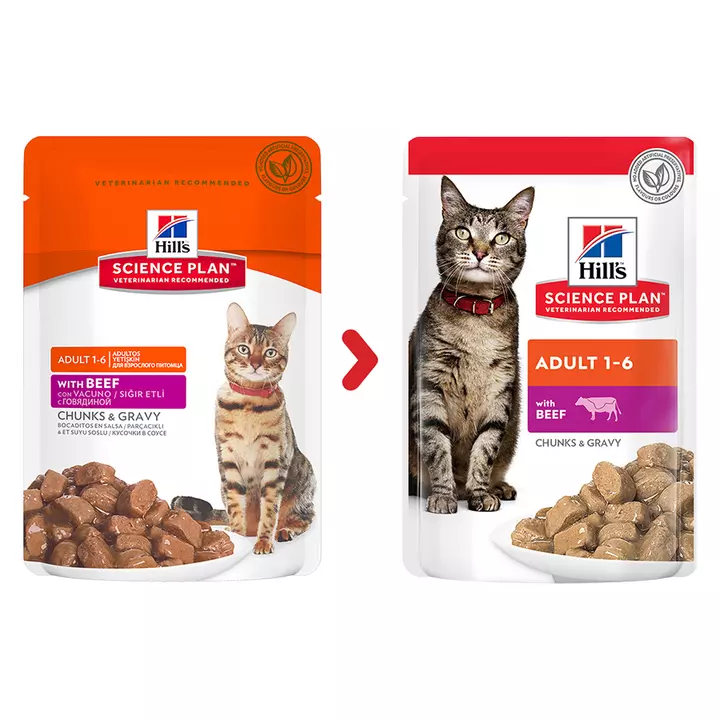 Hills Hill's Science Plan Adult Wet Beef Cat Food 2 Hills Hill's Science Plan Adult Wet Beef Cat Food - Image 2