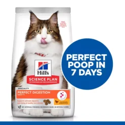 Hills Hill's Science Plan Perfect Digestion Adult 1+ Cat Food With Chicken & Brown Rice -Petties Zone hills science plan perfect digestion adult 1 cat food with chicken brown rice zgd5.jpg