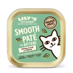 Lily's Kitchen Chicken, Cod, Salmon Smooth Paté For Kittens