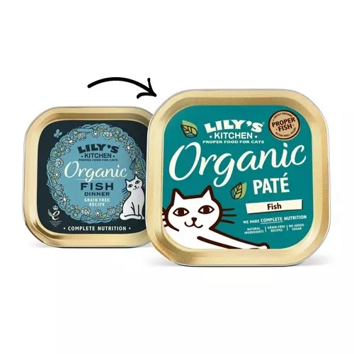 Lily's Kitchen Complete Organic Fish Paté Cat Food 2 Lily's Kitchen Complete Organic Fish Paté Cat Food - Image 2