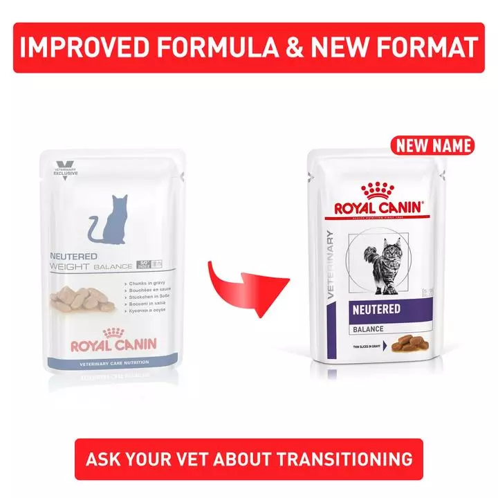 ROYAL CANIN® Neutered Balance In Gravy Adult Cat Food 1 ROYAL CANIN® Neutered Balance In Gravy Adult Cat Food