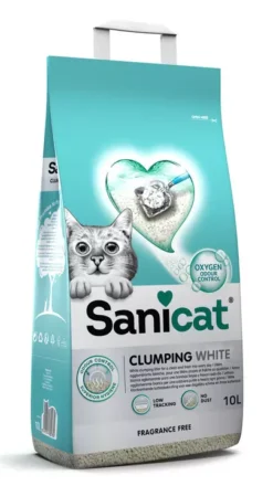Sanicat Clumping White Fragrance Free Cat Litter