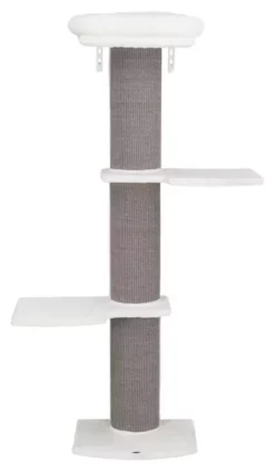 Trixie Acadia Scratching Post With Wall Mounting For Cats White/Grey