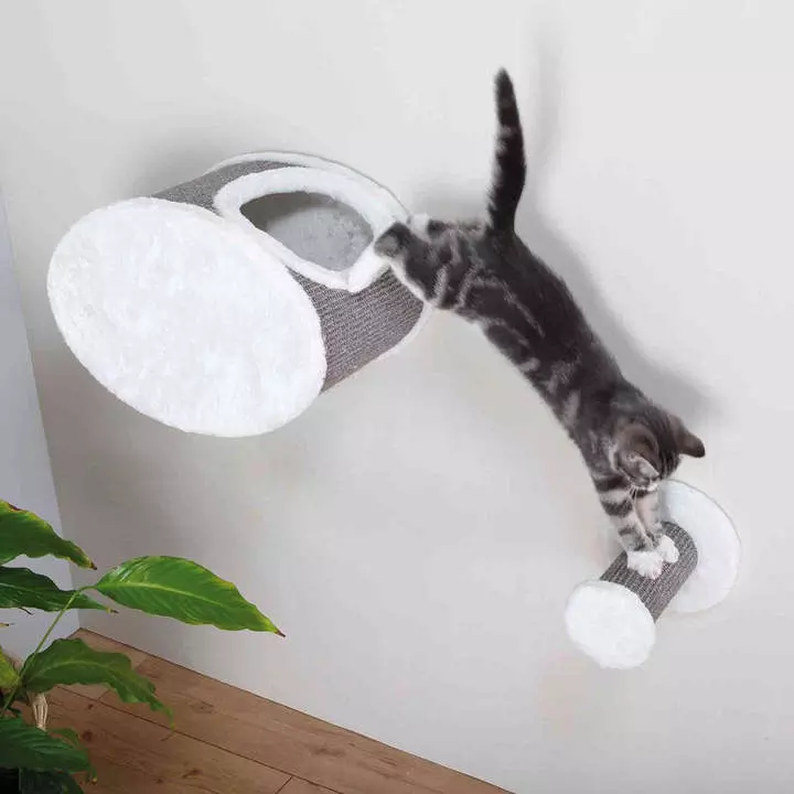 Trixie Cuddly Cave For Wall Mounting White/Grey 1 Trixie Cuddly Cave For Wall Mounting White/Grey