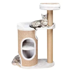Trixie Falco Scratching Post Light Grey/Brown For Cats