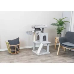 Trixie Junior Cat Tree Grey Pepito -Petties Zone trixie junior cat tree grey pepito 2ba6.jpg