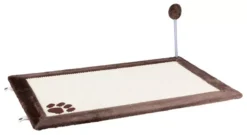 Trixie Scratching Mat With Toy For Cats Natural/Brown