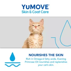 YuMOVE Skin & Coat Care Moulting For All Cats -Petties Zone yumove skin coat care moulting for all cats 959s.jpg