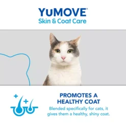 YuMOVE Skin & Coat Care Moulting For All Cats -Petties Zone yumove skin coat care moulting for all cats hibi.jpg