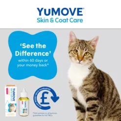 YuMOVE Skin & Coat Care Moulting For All Cats -Petties Zone yumove skin coat care moulting for all cats ks5o.jpg