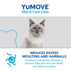 YuMOVE Skin & Coat Care Moulting For All Cats -Petties Zone yumove skin coat care moulting for all cats yz4x.jpg