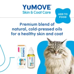 YuMOVE Skin & Coat Care Moulting For All Cats -Petties Zone yumove skin coat care moulting for all cats zp65.jpg